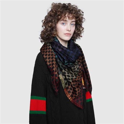 gucci scialli|gucci wool shawl.